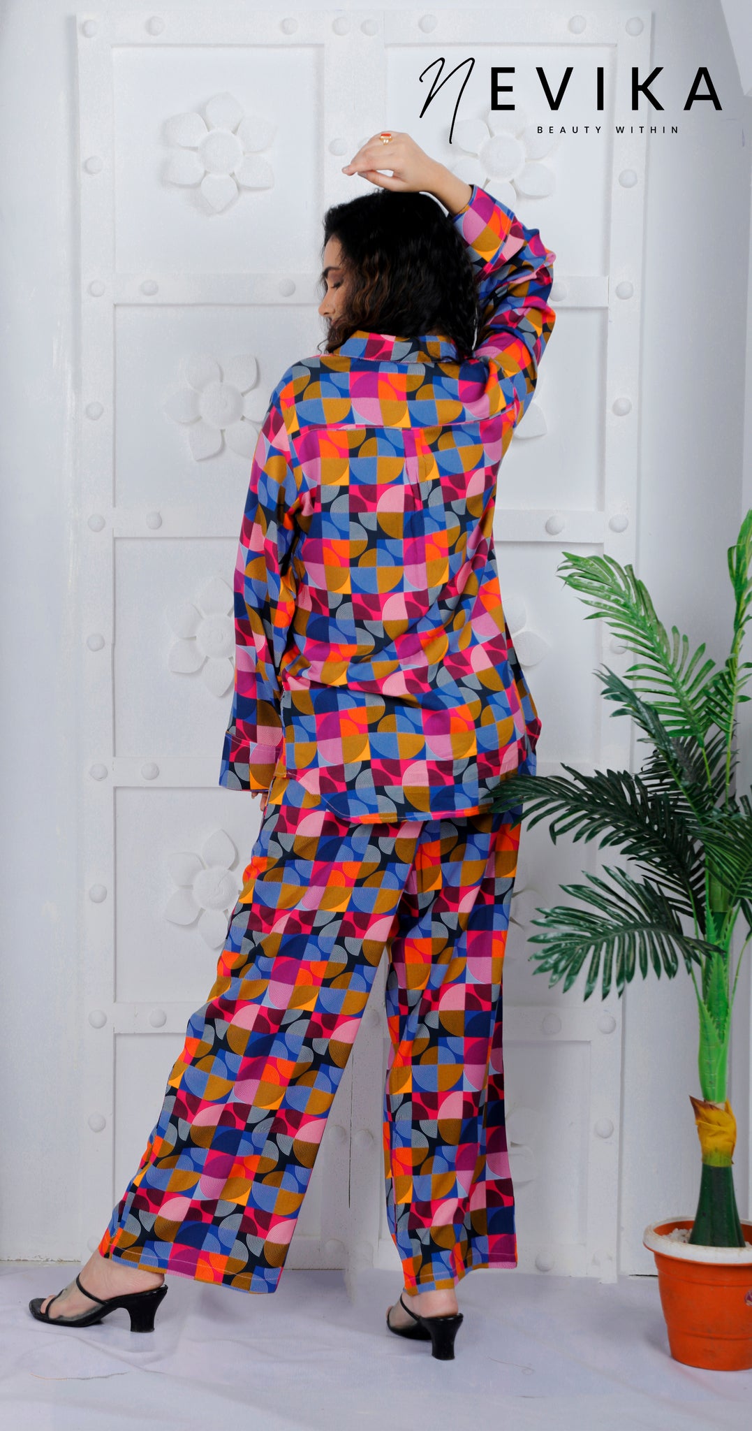 Radiate Joy in Multicolor & Vibrance Circular Co-ord Set